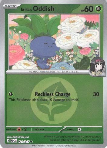 Ascended Heroes Erika's Oddish [Energy] Pokémon card
